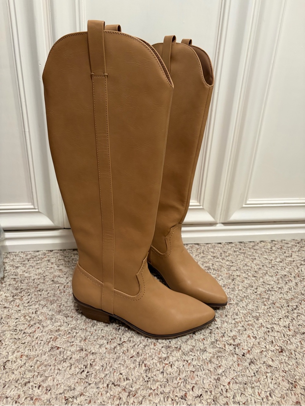 Universal Thread Tan Knee-High Riding Boots